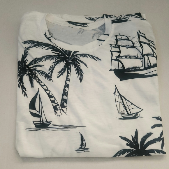 Navy Blue Drawstring Shorts - Picture 3 of 5